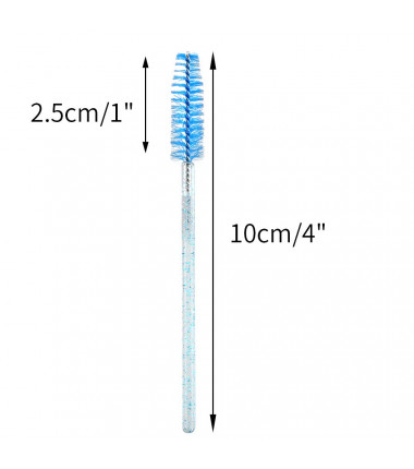 Mascara Bürstchen 50 Stk. Blue