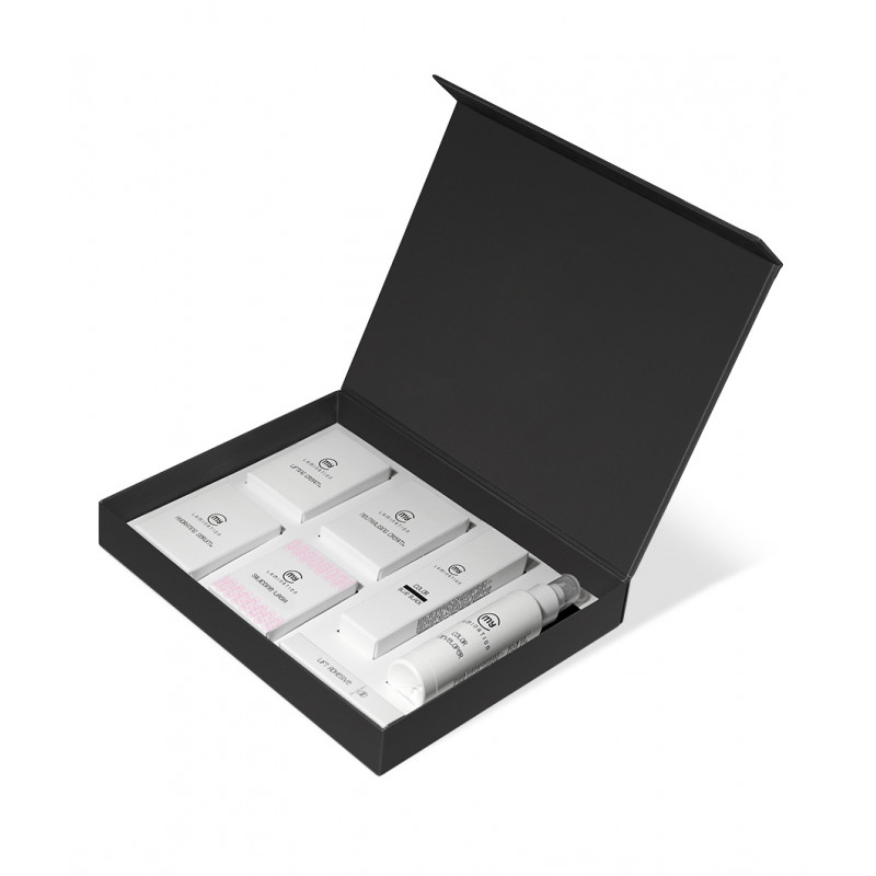 Basic Kit for eyelash lamination of 7 products Pink silicone