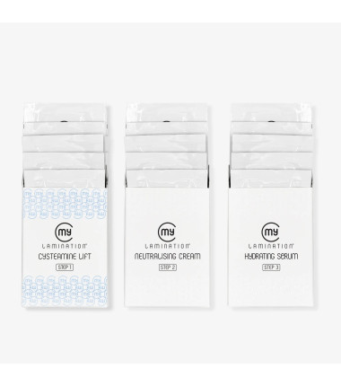 Korean Lash Lift: Cysteamine Lift &Neutralising Cream & Hydrating Serum