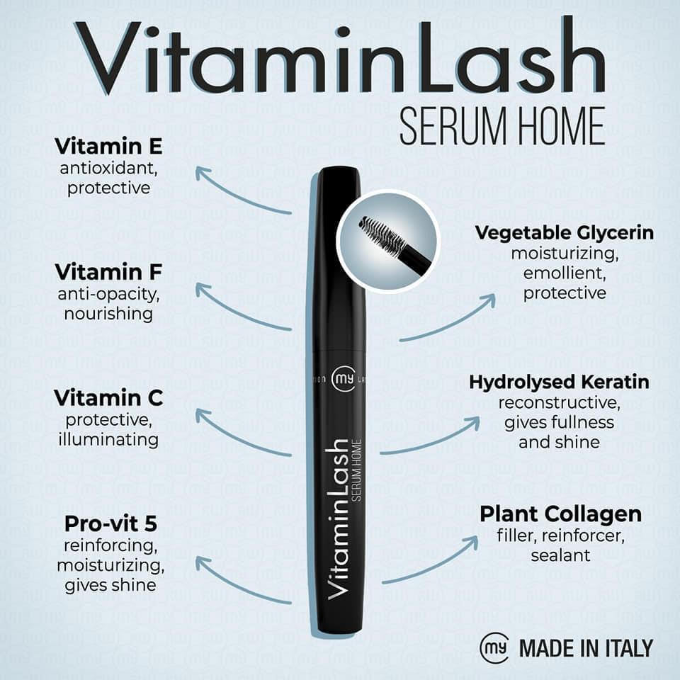 Vitamin Lash Serum Home